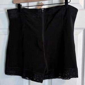 Shapellx AirSlim Lace Butt Enhancer Shapewear 6XL Black Lace Trim High Waisted